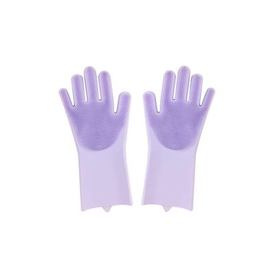 Silicone Scrubbing Gloves Multicolor 20cm