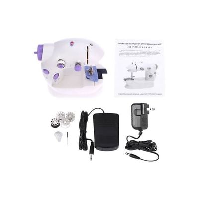 Electric Sewing Machine HQD-298 White/Violet/Silver