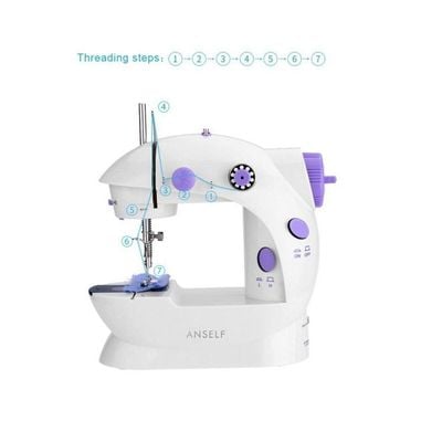 Electric Sewing Machine H16669UK White/Purple