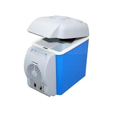 Car Mounted Portable Mini Fridge 7.5 L White/Blue