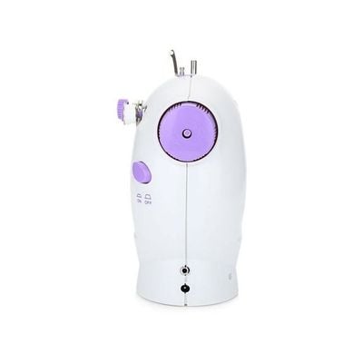 Portable Electric Sewing Machine 255.84908149.17 White/Purple