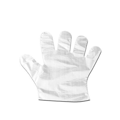 Pair Of 100 Disposable Transparent Food-Grade Gloves Clear