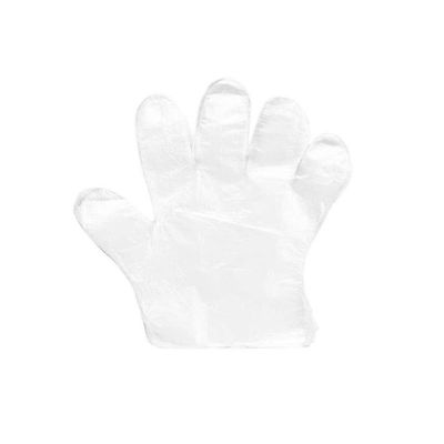Pair Of 100 Disposable Transparent Food-Grade Gloves Clear
