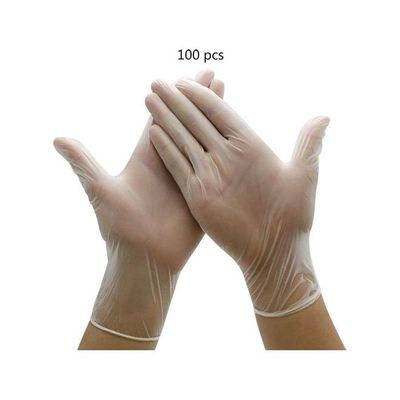 Wearproof Rubber Gloves For Household Cleaning Transparent 25 x 10 x 5cm