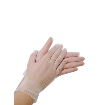 100-Piece Disposable Nitrile Exam Glove Transparent