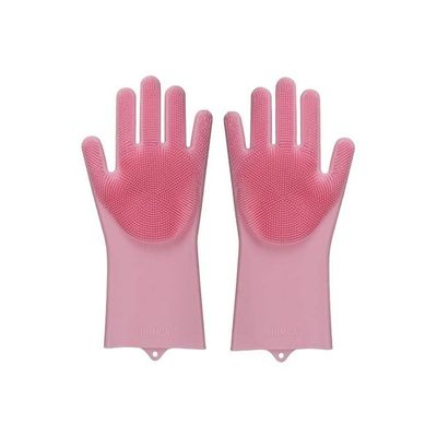 Reusable Gloves Pink 34x14.5cm