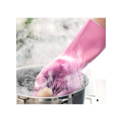 Reusable Gloves Pink 34x14.5cm