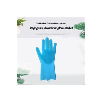 Magic Dish Washing Gloves Blue 40x16x3.5cm