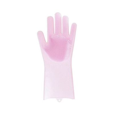 Pair Of Magic Cleaning Gloves Pink