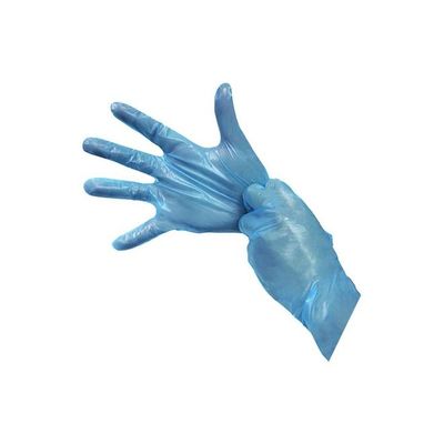 Pack Of 100 Disposable Vinyl Gloves Blue