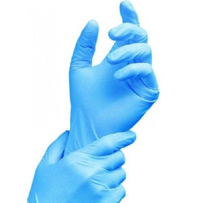 100-Piece Nitrile Gloves Blue Large