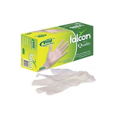 100-Piece Disposable Glove Set White M