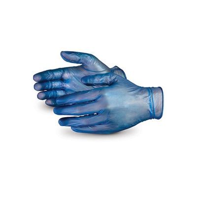 Vinyl Gloves Blue Medium