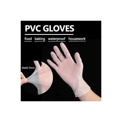 100-Piece Disposable Gloves Clear