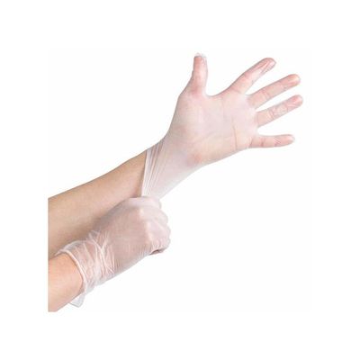 100-Piece Powder Free Vinyl Falcon Gloves Clear Extra Large