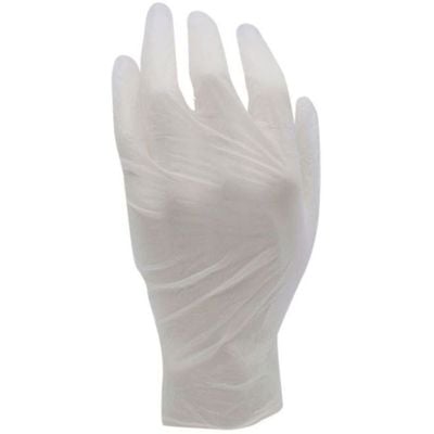 100-Piece Medium Natural Gloves Set Clear Medium Clear Medium