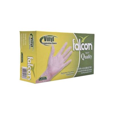 100-Piece Medium Natural Gloves Set Clear Medium Clear Medium