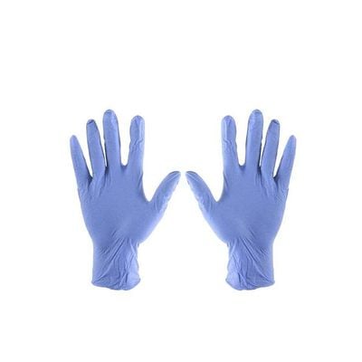 Pair Of 50 Powder-Free Sterile Food Grade Disposable Gloves Purple XL