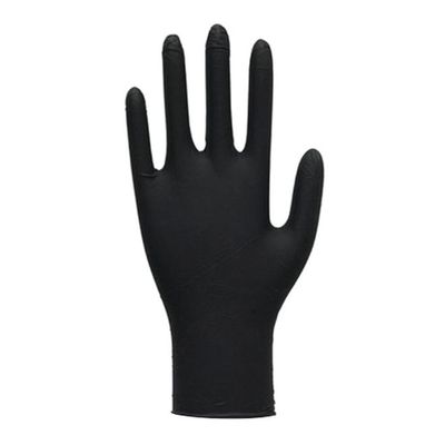 100-Piece Disposable Nitrile Gloves Set Black S