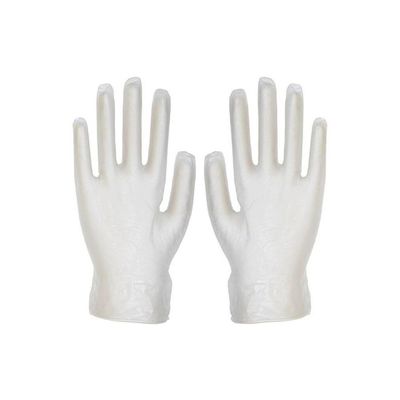 100-Piece Disposable Gloves White 20centimeter