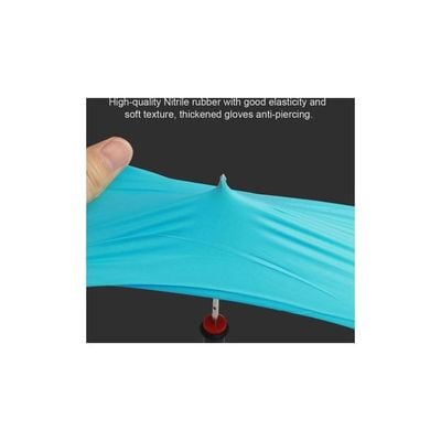 100-Piece Disposable Nitrile Examination Glove Blue M