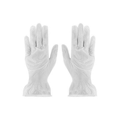 Pair Of Disposable PVC Gloves Clear 22x7x9centimeter