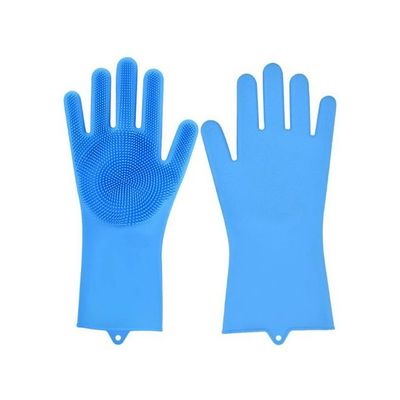 Pair Of Cleaning Gloves Blue 30centimeter