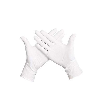 Pair Of 50 Powder-Free Sterile Food Grade Disposable Gloves White