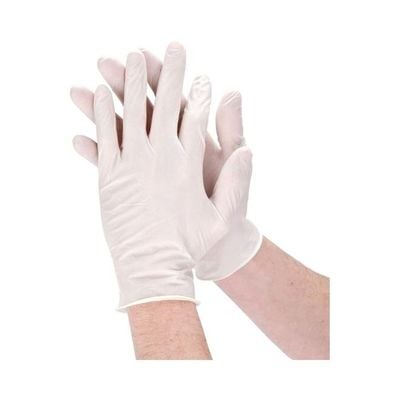 Disposable Latex Gloves White 22x6.80x12centimeter