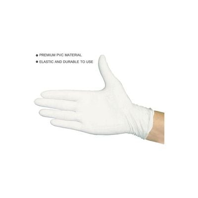 Disposable Latex Gloves White 22x6.80x12centimeter