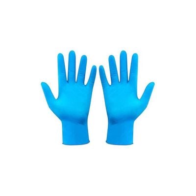 Acid Proof Protective Gloves Blue 22 x 5 x 10centimeter