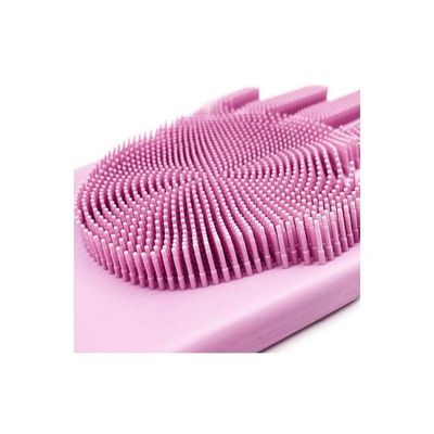 Anti-slip Heat Resistant Cleaning Gloves Pink 34centimeter