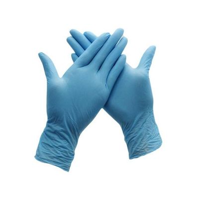 Pack Of 100 Disposable Nitrile Exam Gloves Blue