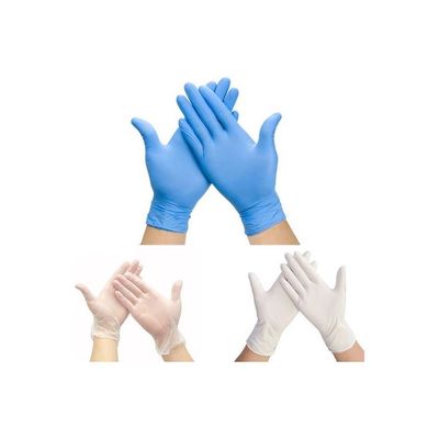 50-Piece Disposable Gloves Blue 11cm