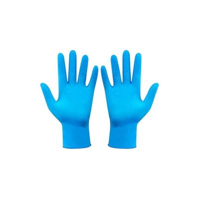50-Pair Disposable Hand Gloves Blue