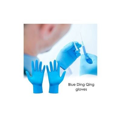 50-Pair Disposable Hand Gloves Blue