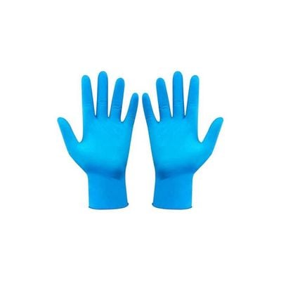 Pack Of 50 Disposable Gloves Blue 18centimeter