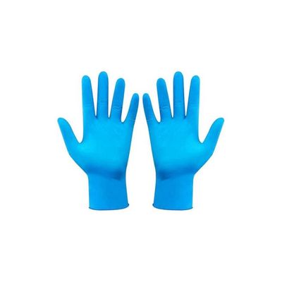 Pack Of 50 Disposable Gloves Blue 18centimeter