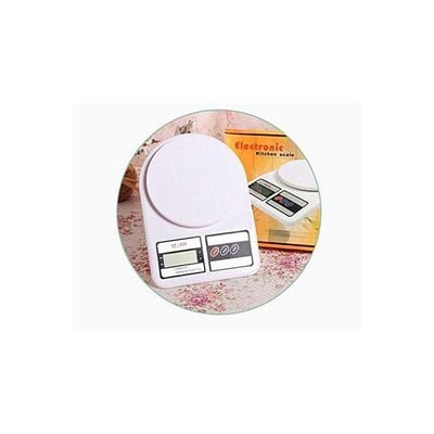 Electronic Kitchen Digital Scale White 10kg