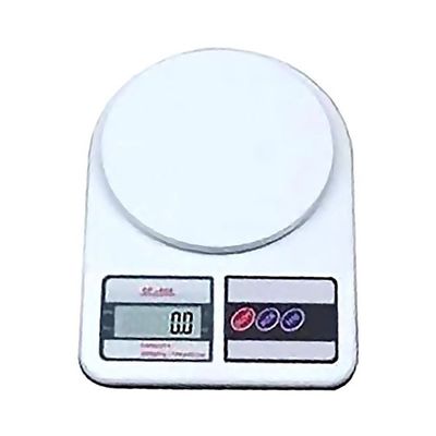 Digital Kitchen Scale White 32.6x3.8x37.2centimeter