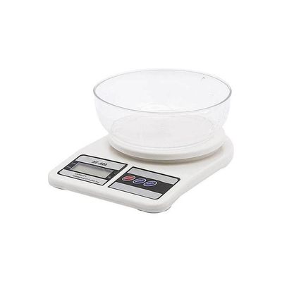 Digital Electronic Kitchen Scale White 10kg