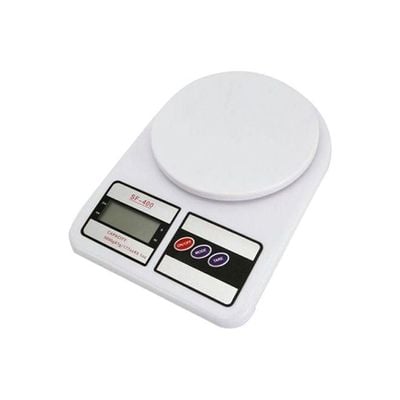 Digital Kitchen Scale White 10kg