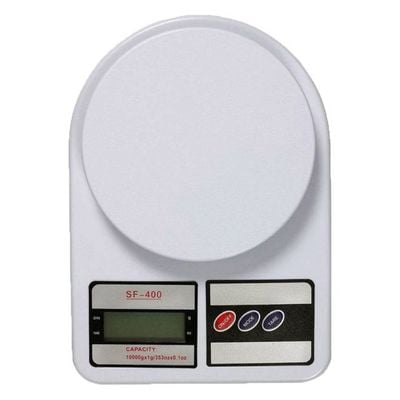 Digital Kitchen Scale White 10kg