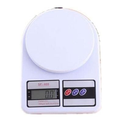 High Precision Kitchen Scale Household Baking Medicine Electronic Scale White