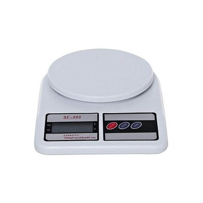 Digital Kitchen Scale, - 10Kg White