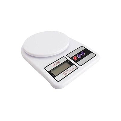 Digital Kitchen Scale, - 10Kg White