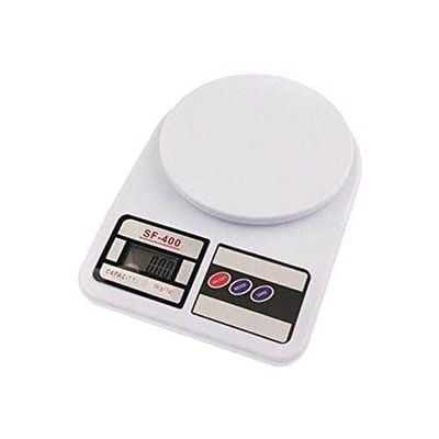 Digital Kitchen Scale, - 10Kg White