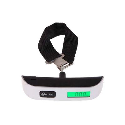 Portable Electronic Digital Scale Black/White 50kg