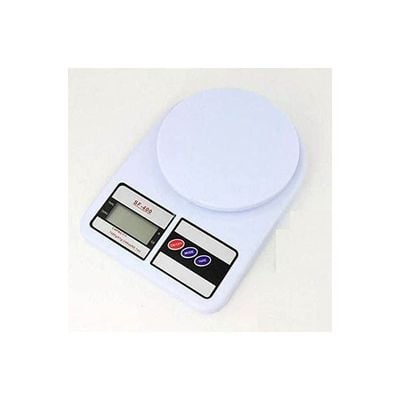 Digital Kitchen Scale Weighing 1G To 7Kg White