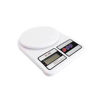 Sf-400 Kitchen Scale Electronic Kitchen Scale For Household High-Precision Baking Medicinal Materials White